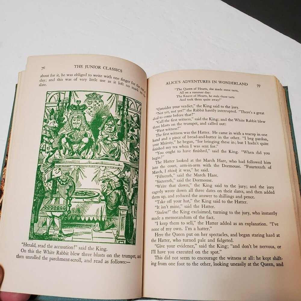 Vintage 1948 Hardcover Book, Antique Book for Styling, The Young Folks Shelf - Picture 9 of 12